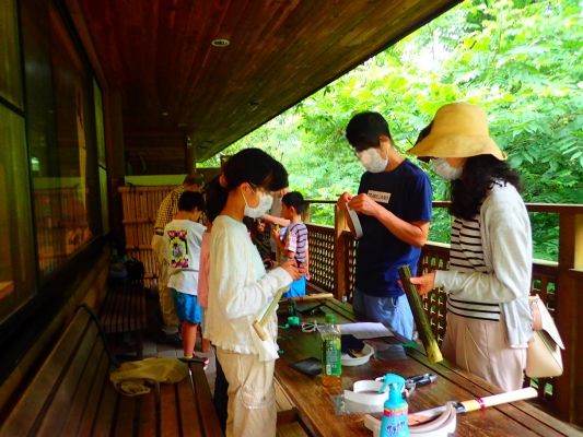 8/2（土）親子で竹の水鉄砲
