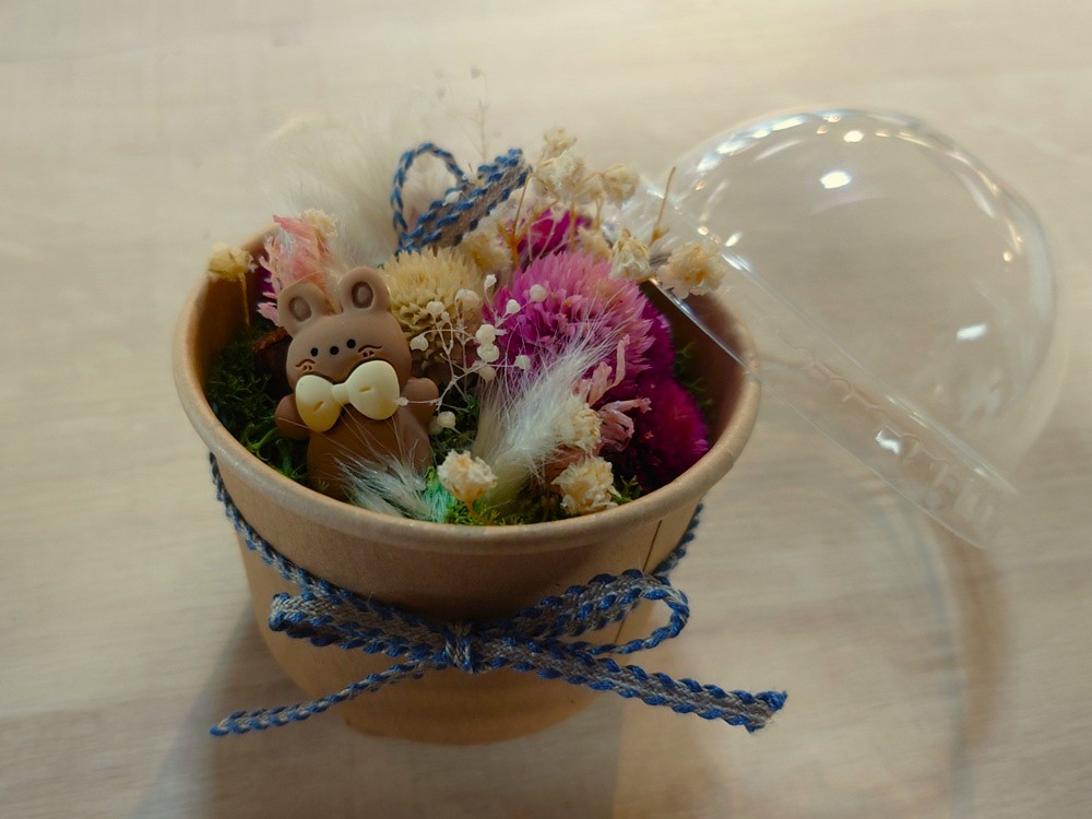 11月　都市緑化ホール　セルフ・ナチュラルクラフト　「お花のカップケーキ」「香りのオーナメント」など