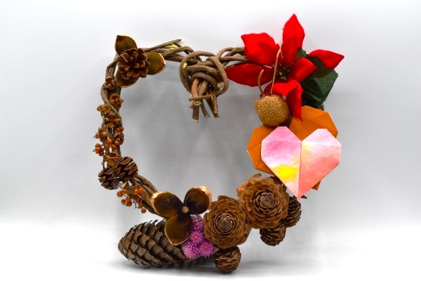 2/14(土)　バレンタインリース作り