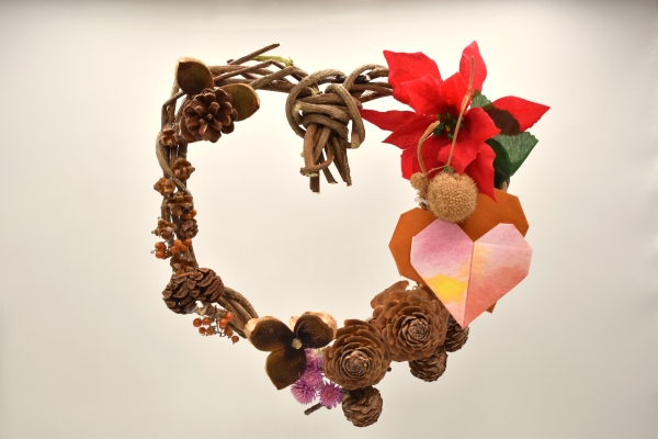 2/14(土)　バレンタインリース作り