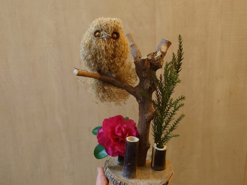 1/17（土）都市緑化ホール　市民園芸講座　「ススキで作るふくろう」