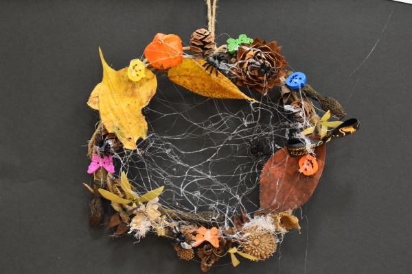 10/10（土）森のハロウィンリース作り